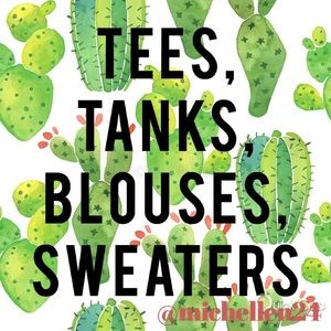 Brand new and used women's tops